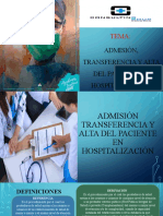 Tema 6 Admision Transferencia Alta Del Paciente