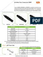 Straight Inline Fuse Connectors-1000V