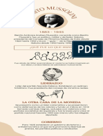 Infografia Historia Mussolini