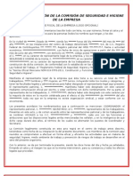 Comisión de Seguridad e Higiene Acta Integración Tipo