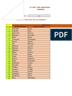 FICHA DE ACTUALIZACIÓN DE DATOS DE LOS ESTUDIANTES 4e