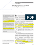 CSF Flowmetry Mri