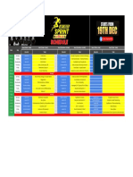 JEE 2023 Sprint - Schedule