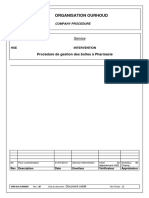 Procédure de Gestion Des Boites À Pharmacie ORH-AA-X-00N059