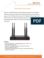 W4600-S2 Cellular Eth Router Datasheet