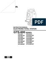 Electronic Total Station Series: Instruction Manual