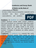 Classification of Matter On The Basis of Semiconductor Theory