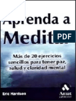 Aprenda A Meditar - Eric Harrison