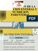 Composicion Nutricion Parenteral y Nutricion Enteral