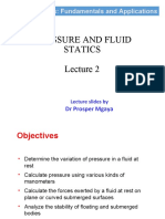 Lecture No - 2 Pressure