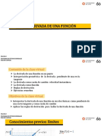 Derivada de Una Función e Interpretación Geométrica