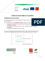 Agroécologie - Notions Écosystèmes