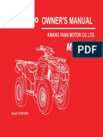 MXU - 500cc (OffRoad) - Owners Manual