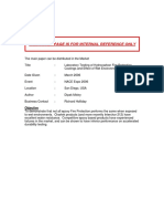 Laboratory Testing of Hydrocarbon Fire Protection Coatings and Effect of Wet Environments