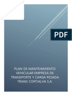 Programa de Mantenimiento e Inspeccion Vehicular