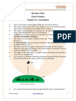 Class 9 Science Chapter 10 Revision Notes