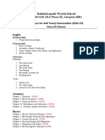 Mid Term Syllabus 12th Sci-1