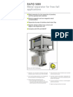 Metal Separator For Free-Fall Applications: RAPID 5000