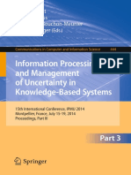 Information Processing and Management of Uncertainty in Knowledge-Based Systems