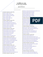 Biblia Semi-Cronologica - Plan de Lectura - Un Año - Sinfechas