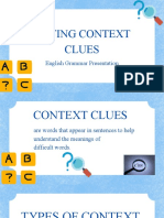 Noting Context Clues