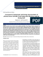 Assessment of Anisotropic and Drying Characteristics of Alstonia Boonei Dewild Wood Using Solar Kiln Dryer and Air Dryi