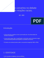 Termos e Conceitos No Debate Sobre Relações Raciais