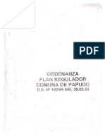 Plan Regulador Comunal Papudo (Ordenanza)