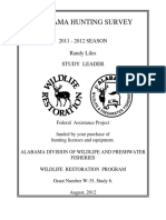 2011-2012 Alabama Hunting Survey Report