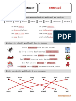 Adjectif-Qualificatif Corrige