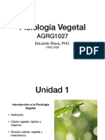 Fisiologia Vegetal Unidad 1