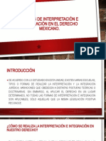 Reglas de Interpretación e Integración en El Derecho