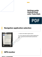 Settings Manual Android Tesla Style Head Units Eng