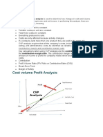 CVP Analysis