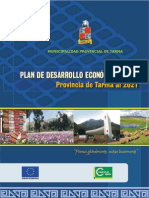 Plan de Desarrollo Economico Tarma