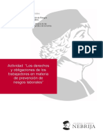 Los Derechos y Obligaciones de Los Trabajadores en Materia de Prevención de Riesgos Laborales