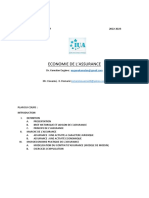 SUPPORT - DE - COURS - Eco - Assurance - IUA - 2023 - Support de Cours