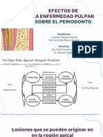 Efectos de La Enfermedad Pulpar Sobre El Periodonto