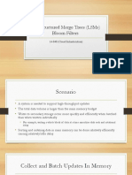 Log-Structured Merge Trees (LSMS) Bloom Filters