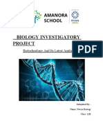 Biology Investigatory Project Genetic en