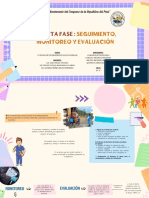 Cuarta Fase. Seguimiento Monitoreo y Evaluacion