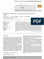 Abandoned Petroleum Wells As Sustainable Sources of Geothermal Energy