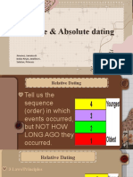 Relative and Absolute Dating