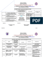 School Recovery and Readiness Plan 2022-2023