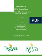 Branding Report On Keya