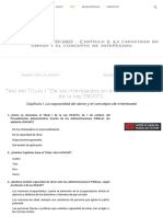 Test Título I Ley 39 - 2015 - Capítulo I. La Capacidad de Obrar y El Concepto de Interesado