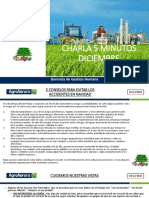 Charla 5 Min. Diciembre Campo - Ssaa