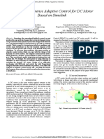 Model Reference Adaptive Control For DC Motor Based On Simulink