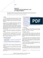 ASTM B557 15 Standard Test Methods For Tension Testing Wrought and Cast Aluminum and Magnesium Alloy Products