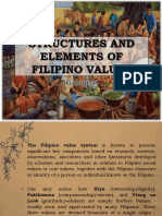 Structures and Elements of Filipino Values